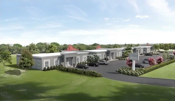 Daytona Beach Clyde Park smart office building render by Ben Butera, best commercial building designer near Port Orange.