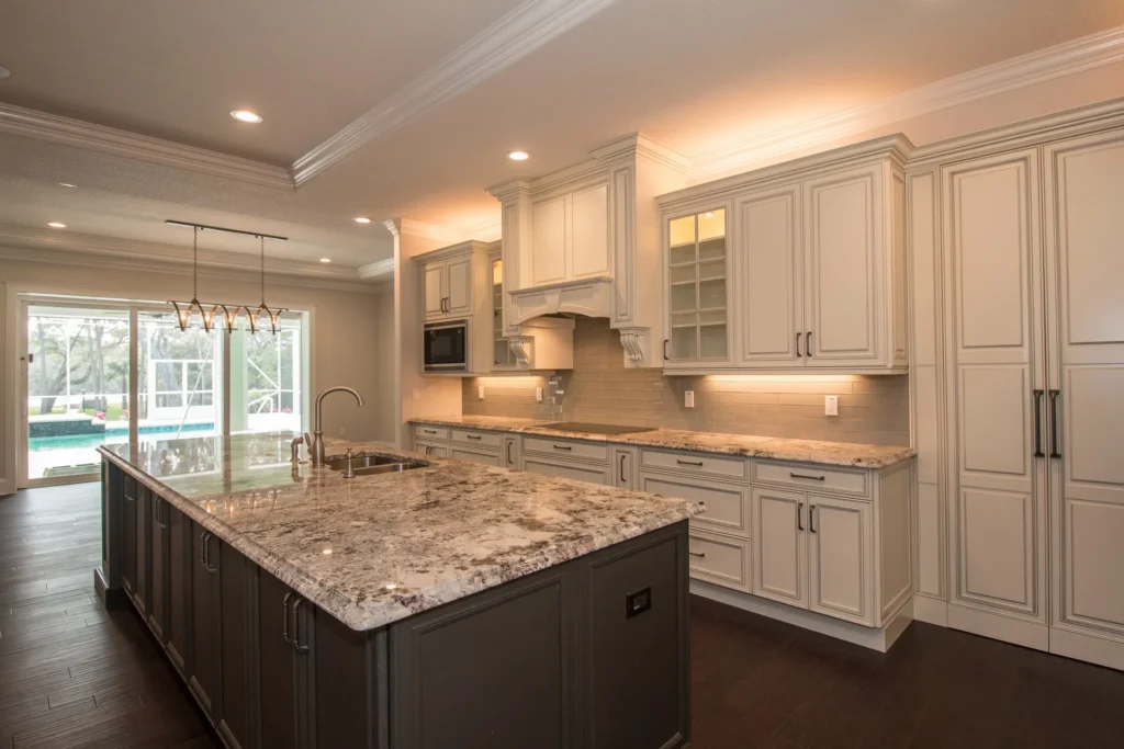 Florida Riverfront Custom-Built Home Kitchen Design 2-