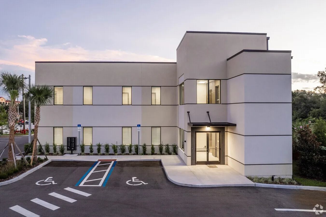 2-story smart office building in Lake Mary, by Benjamin P. Butera, best commercial building designer near in Heathrow.