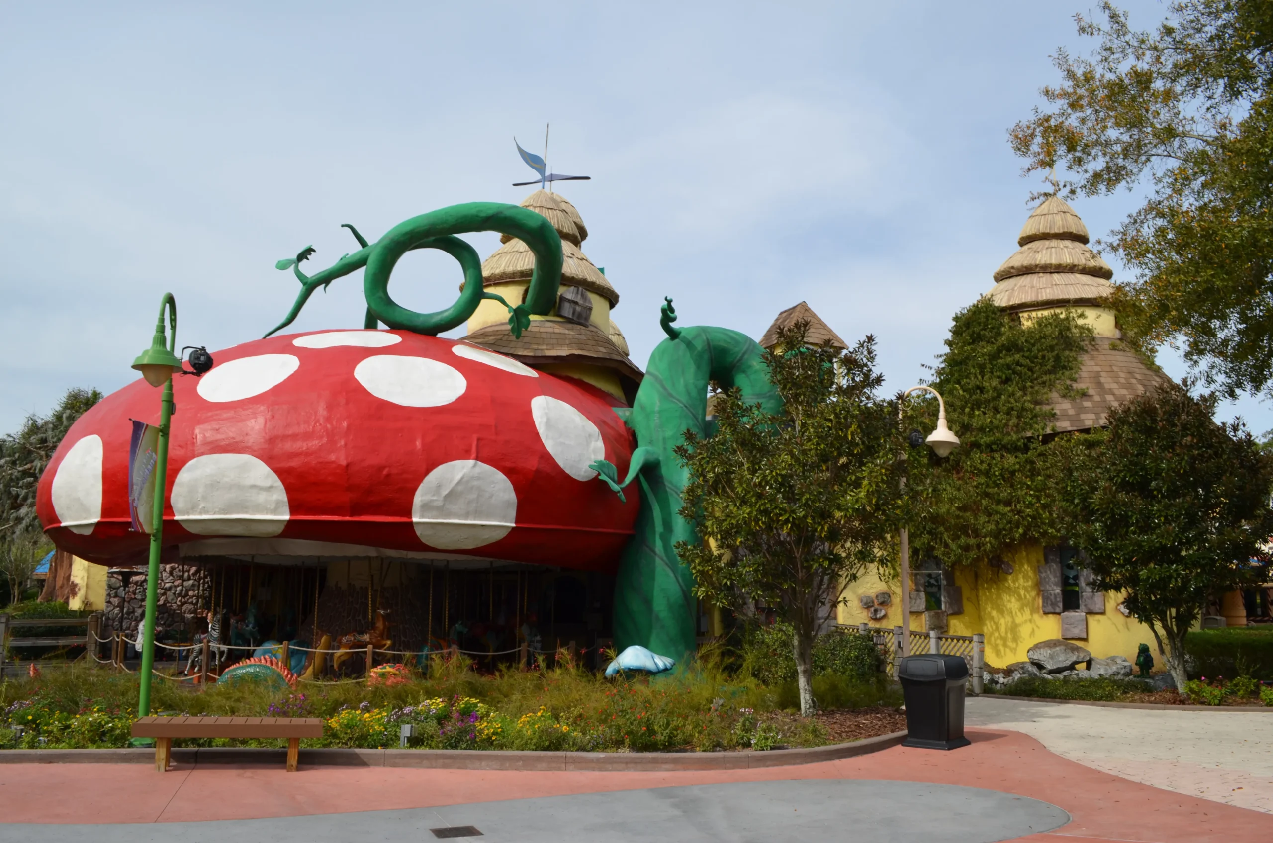 Give Kids The World Village wheelchair-accessible Enchanted Carousel and Castle Of Miracles designed by architect Ben Butera