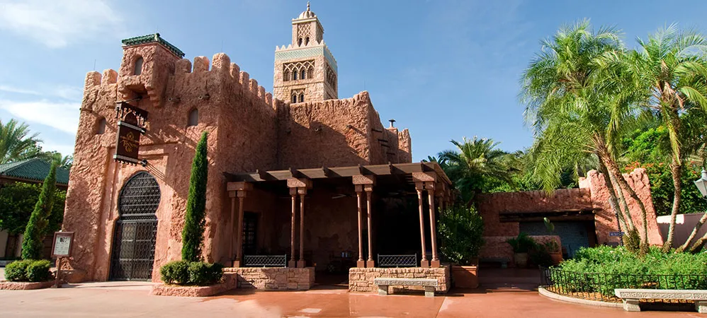 Moroccan Pavilion at Epcot theme park at Walt Disney World in Orlando remodeled by Benjamin P. Butera architecture studio.